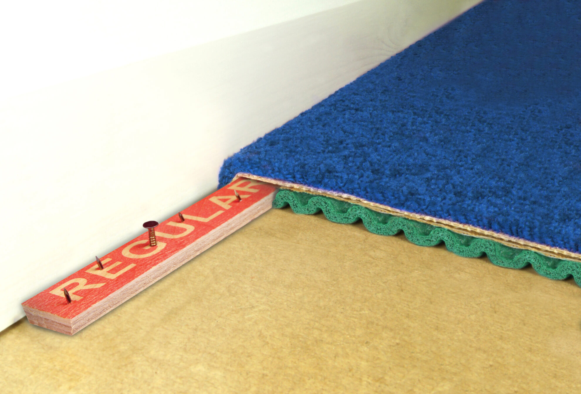 Get A Grip! 200ft Carpet Gripper Rod Set - Dual Purpose Nails For Wood Or Concrete Floors